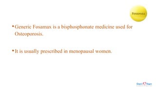 Buy Generic Fosamax