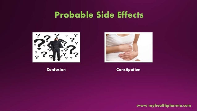 Side affects of imodium