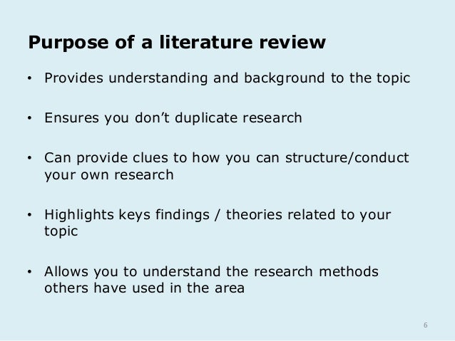 Examples of literature review papers picture