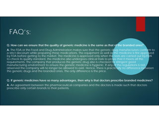 What are Generic medicines ???? | PDF
