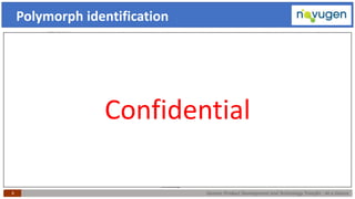 Generic Product Development and Technology Transfer : At a Glance8
Polymorph identification
Confidential
 