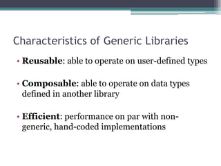 Generic programming and concepts that should be in C++ | PDF