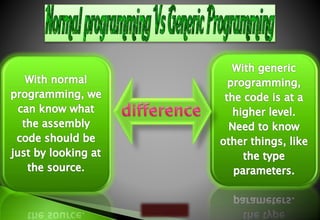 Generic Programming | PPTX