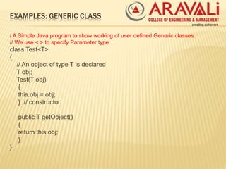 Generic programming in java | PPT