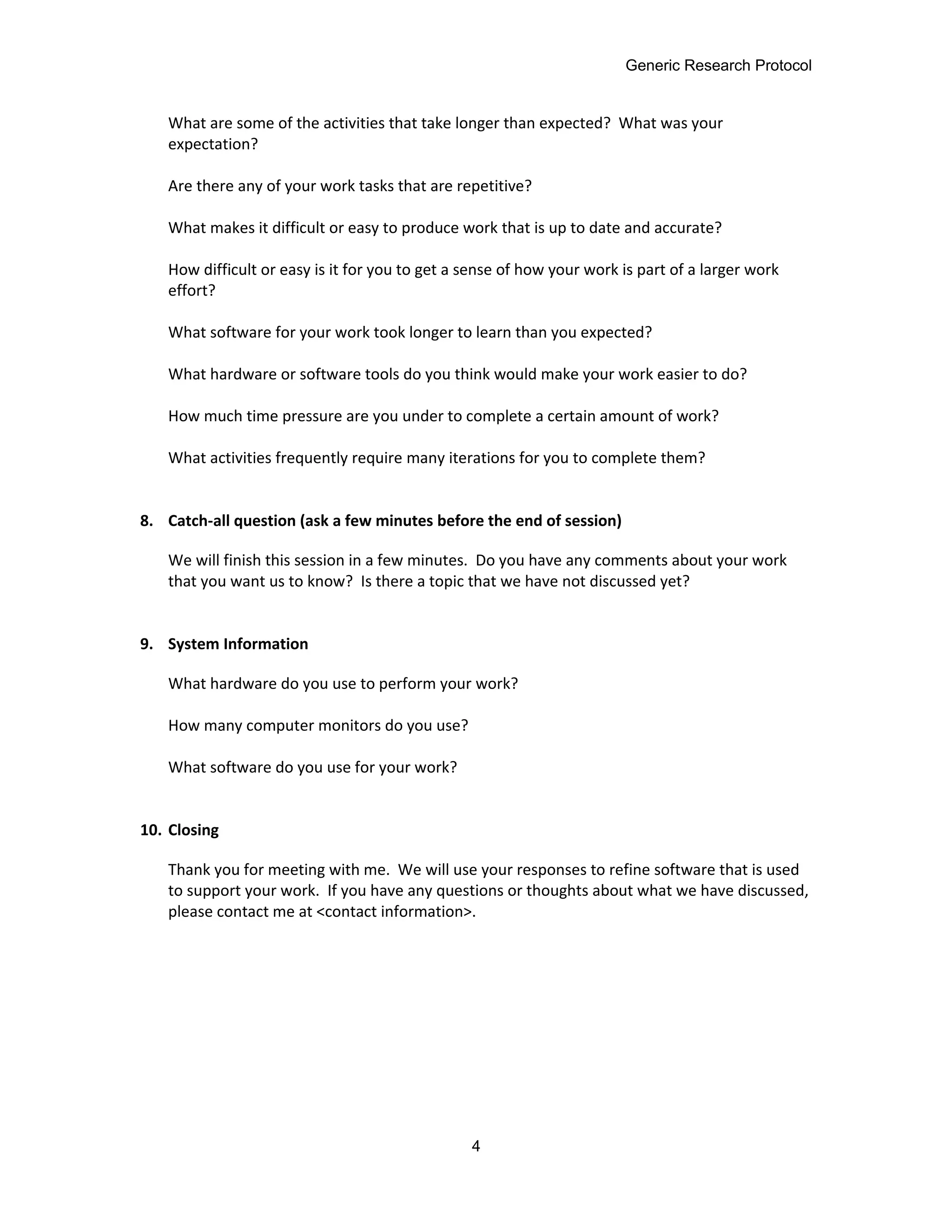 Generic research protocol pdf