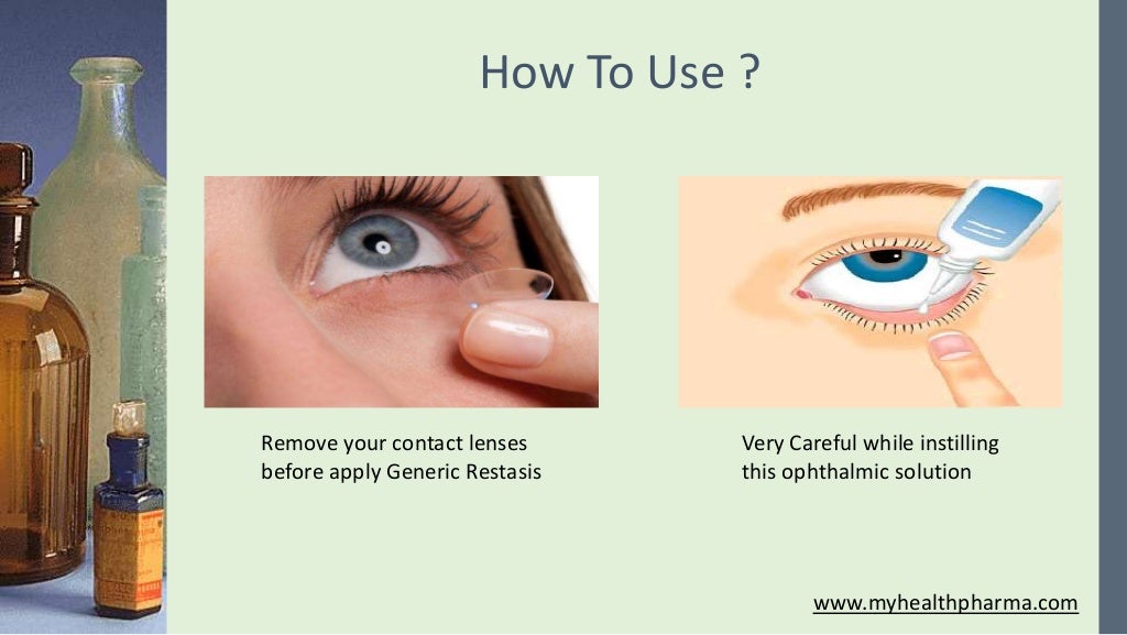 Generic Restasis Dry Eyes Treatment For Quick Relief