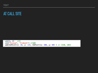 TEXT
AT CALL SITE
 
