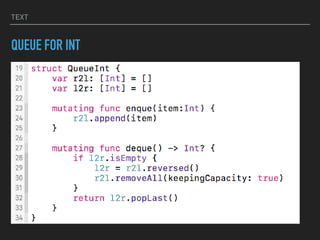 TEXT
QUEUE FOR INT
 