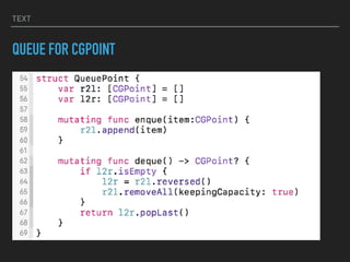TEXT
QUEUE FOR CGPOINT
 