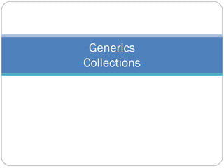 Generics Collections 