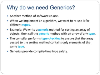 Generics collections | PPT