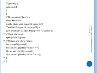 Generics in java | PPT