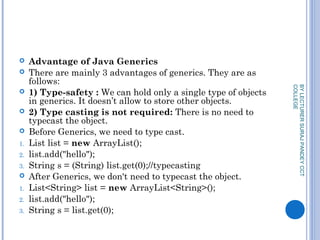 Generics in java | PPT