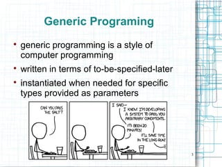 Generics lecture | PPT