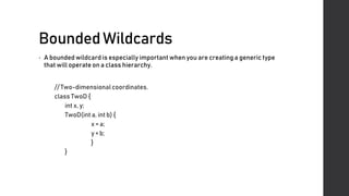 Generics Module 2Generics ModuleGenerics Module 2 | PPT