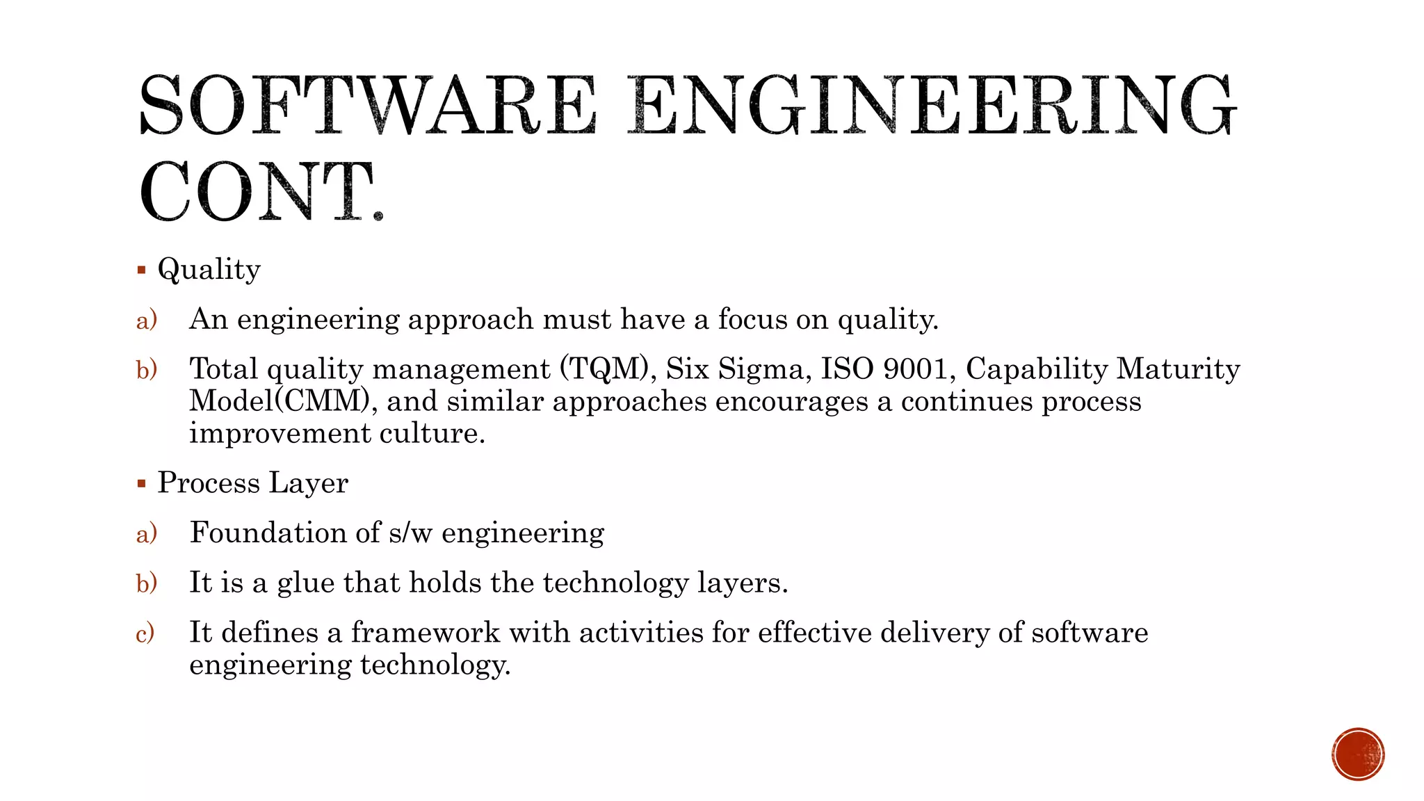 Generic view of software engineering SE | PPTX | Business | Business ...
