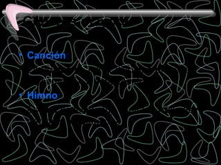 Géneros mayores

• Canción:
• Es un poema admirativo que expresa 
  una emoción o sentimiento
• Himno:
• Es una canción muy exaltada (religiosa, 
  nacional o patriótica).
 