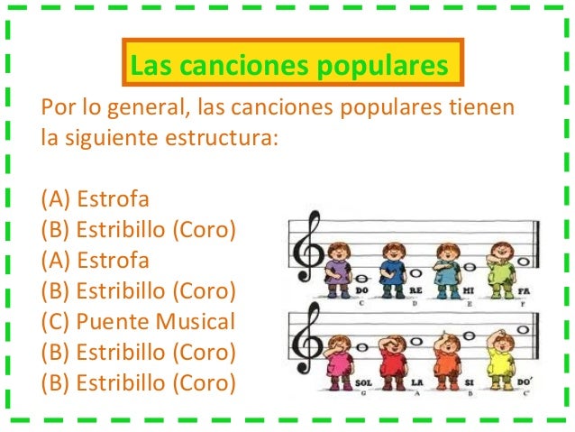 Genero, CANCION