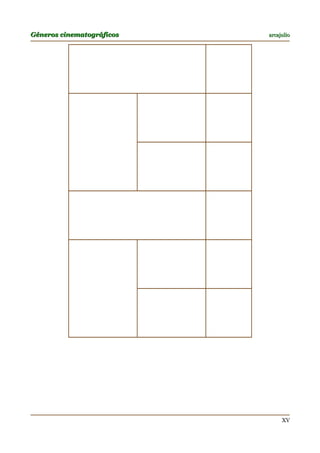 Géneros cinematográficos   arcajulio




                                XV
 