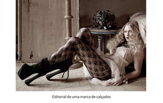 Editorial de uma marca de calçados 
 