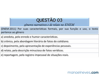 SIGA-ME NAS REDES SOCIAIS!!!
hWp://www.slideshare.net/ma.no.el.ne.ves	
hWps://www.facebook.com/nevesmanoel	
hWps://www.instagram.com/manoelnevesmn/	
hWps://www.youtube.com/user/TheManoelNeves	
hWps://twiWer.com/Manoel_Neves	
 