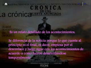 La crónica 