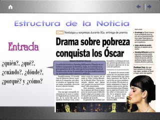 Estructura de la Noticia 