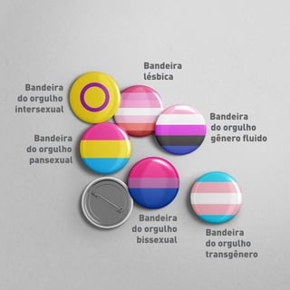 Bandeira
do orgulho
intersexual
Bandeira
do orgulho
pansexual
Bandeira
do orgulho
bissexual
Bandeira
do orgulho
transgênero
Bandeira
lésbica
Bandeira
do orgulho
gênero fluido
 