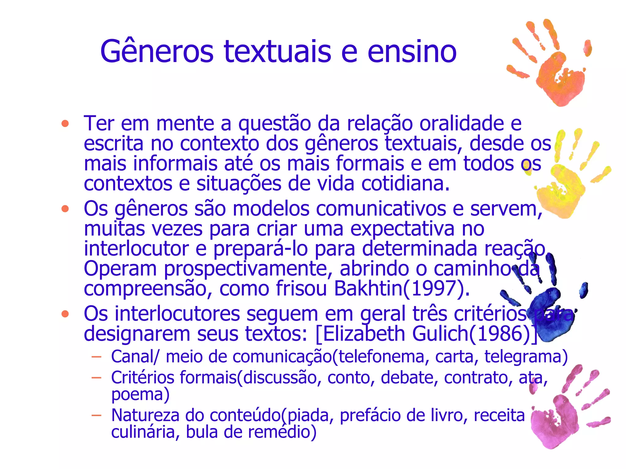 Generos Textuais | PPT