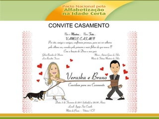 CONVITE CASAMENTO

 
