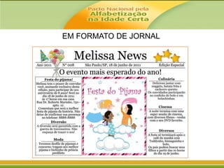 EM FORMATO DE JORNAL

 