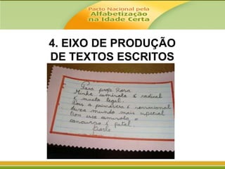 4. EIXO DE PRODUÇÃO
DE TEXTOS ESCRITOS

 