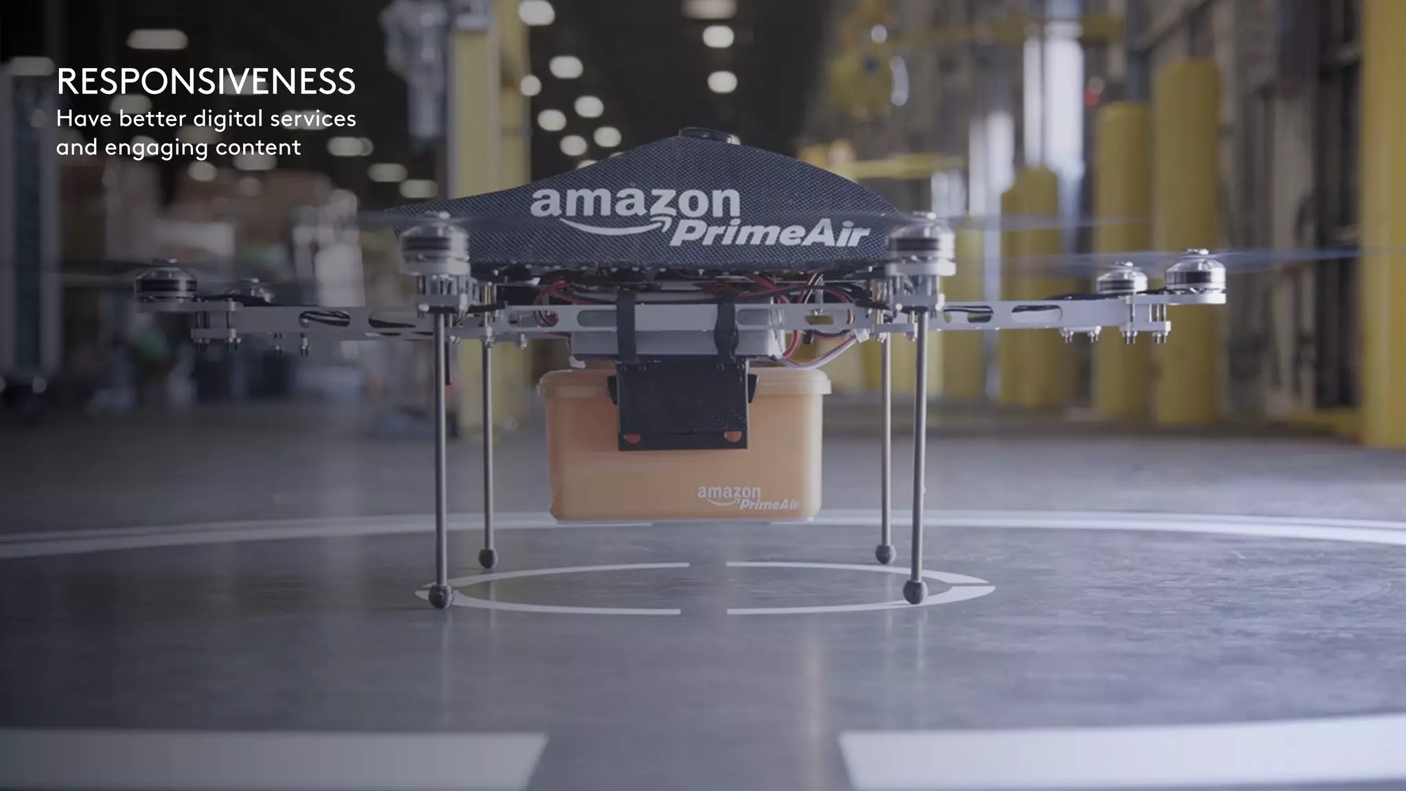 RESPONSIVENESS
Have better digital services
and engaging content
 