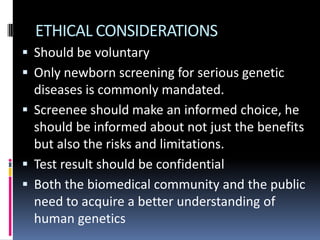 Gene screen technology | PPTX