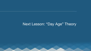 Next Lesson: “Day Age” Theory 
 
 
 


 
