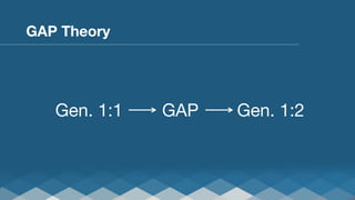 GAP Theory



Gen. 1:1 
 
 
 GAP 
 
 
Gen. 1:2

 