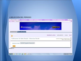 4.SELECCIÓN DEL PERIODO
 