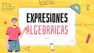 expresiones
algebraicas
 