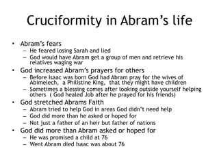 ‘…we will return…’  
and two happy men return from the mountain
Genesis 22:5
 He said to his servants, “Stay here with the donkey while I and the boy
go over there. We will worship and then we will come back to you.”
Hebrews 11:8
 By faith Abraham, when called to go to a place he would later receive
as his inheritance, obeyed and went, even though he did not know
where he was going. 9 By faith he made his home in the promised land
like a stranger in a foreign country; he lived in tents, as did Isaac and
Jacob, who were heirs with him of the same promise. 10 For he was
looking forward to the city with foundations, whose architect and
builder is God. 11 And by faith even Sarah, who was past childbearing
age, was enabled to bear children because she[b] considered him
faithful who had made the promise. 12 And so from this one man, and
he as good as dead, came descendants as numerous as the stars in the
sky and as countless as the sand on the seashore.
 