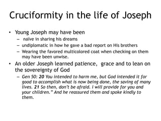 … the Lord was with Joseph and he had
success…
 