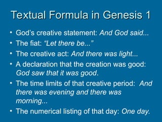 Genesis_01_03.ppp the six days of creation | PPT
