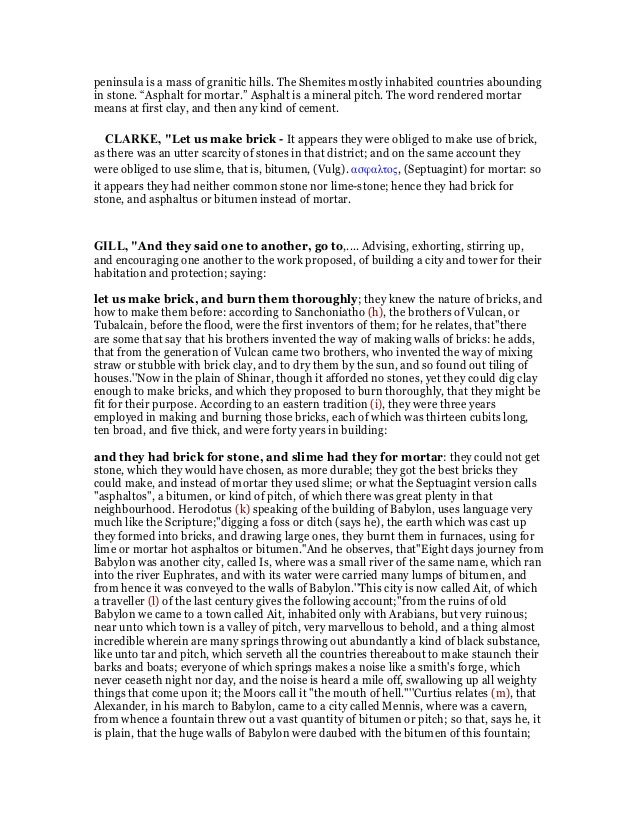 Genesis 11 commentary
