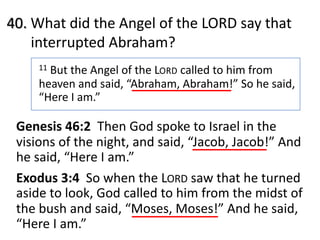 Abraham's Offering of Isaac - Genesis 22 | PDF
