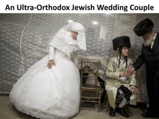 An Ultra-Orthodox Jewish Wedding Couple
 