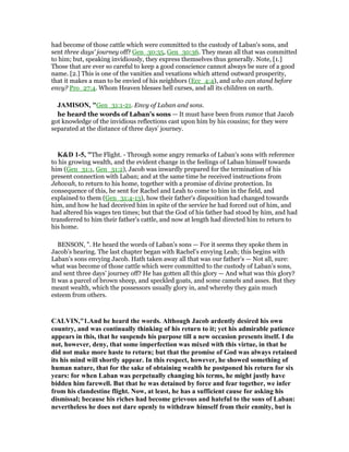 Genesis 31 commentary | PDF