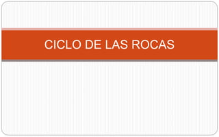 CICLO DE LAS ROCAS
 