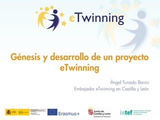 Ángel Turrado Barrio
Embajador eTwinning en Castilla y León
Génesis y desarrollo de un proyecto
eTwinning
 