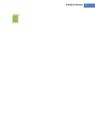 A Study In Genesis   217
 