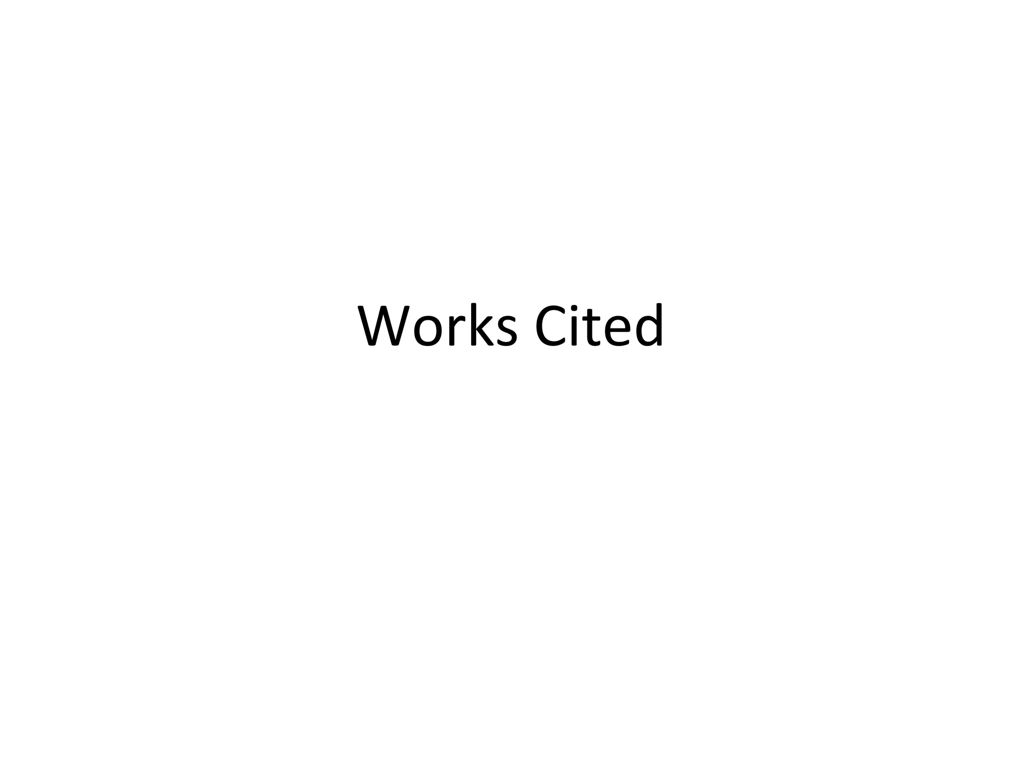 Works Cited 