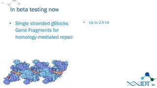 Gene synthesis technology and applications update—unleash your lab’s ...
